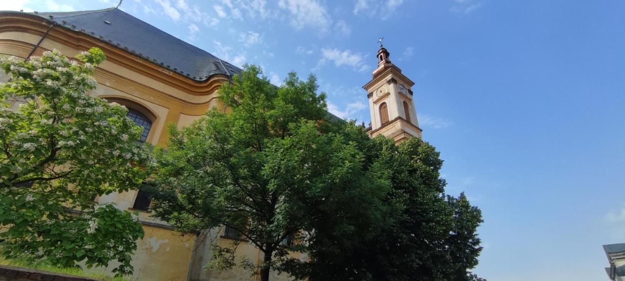 Apartman - Cafe Princ Pod Hradem Wifi, Klima Šternberk Exterior foto
